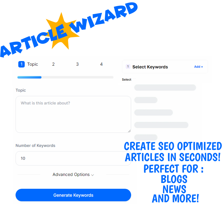 Create SEO ready articles!